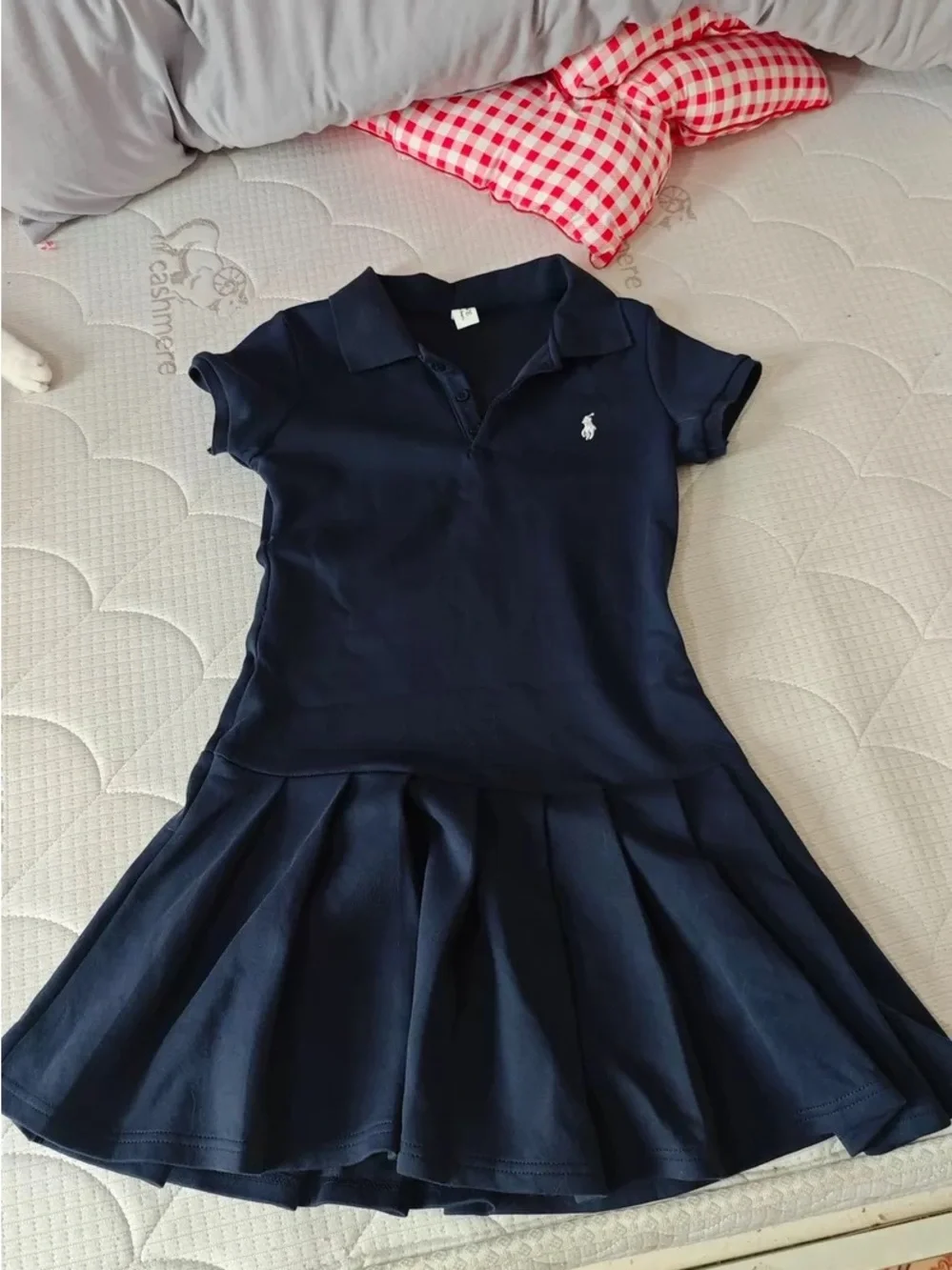 Ralph Lauren Navy Polo Dress for Kids